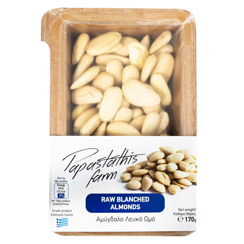 Raw Blanched Almonds (Ecopack)