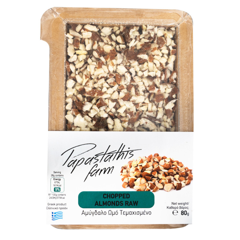 Chopped Almonds Raw (Ecopack)